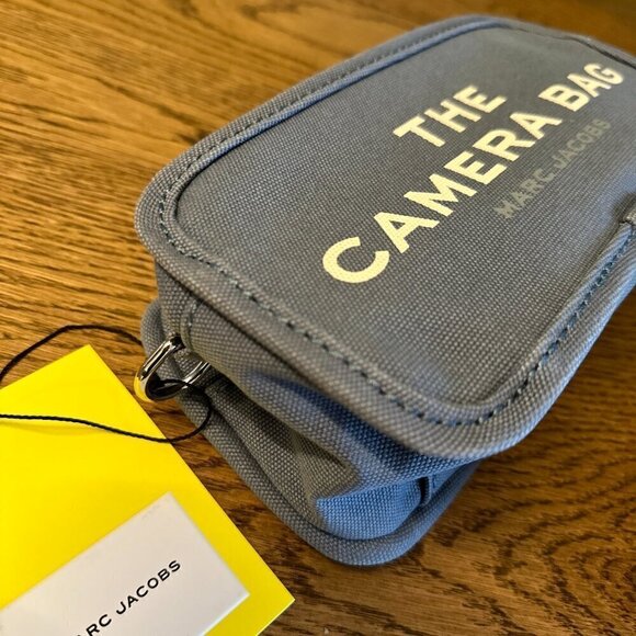 NWT！Marc Jacobs The Camera Bag -Blue Shadow -Webbing canvas - Picture 5 of 15